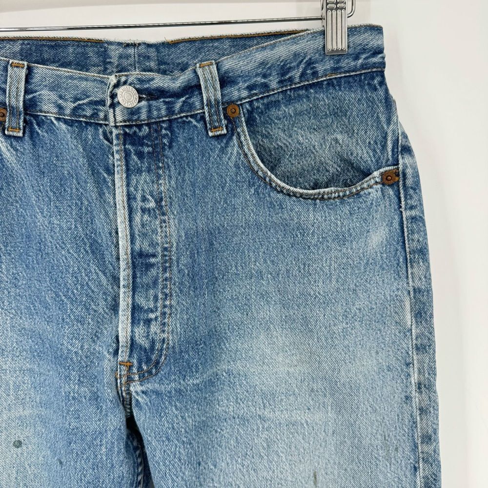Vintage Levi’s 501 Jeans Altered and Distressed Late 80’s Early 90's - Picture 5 of 16